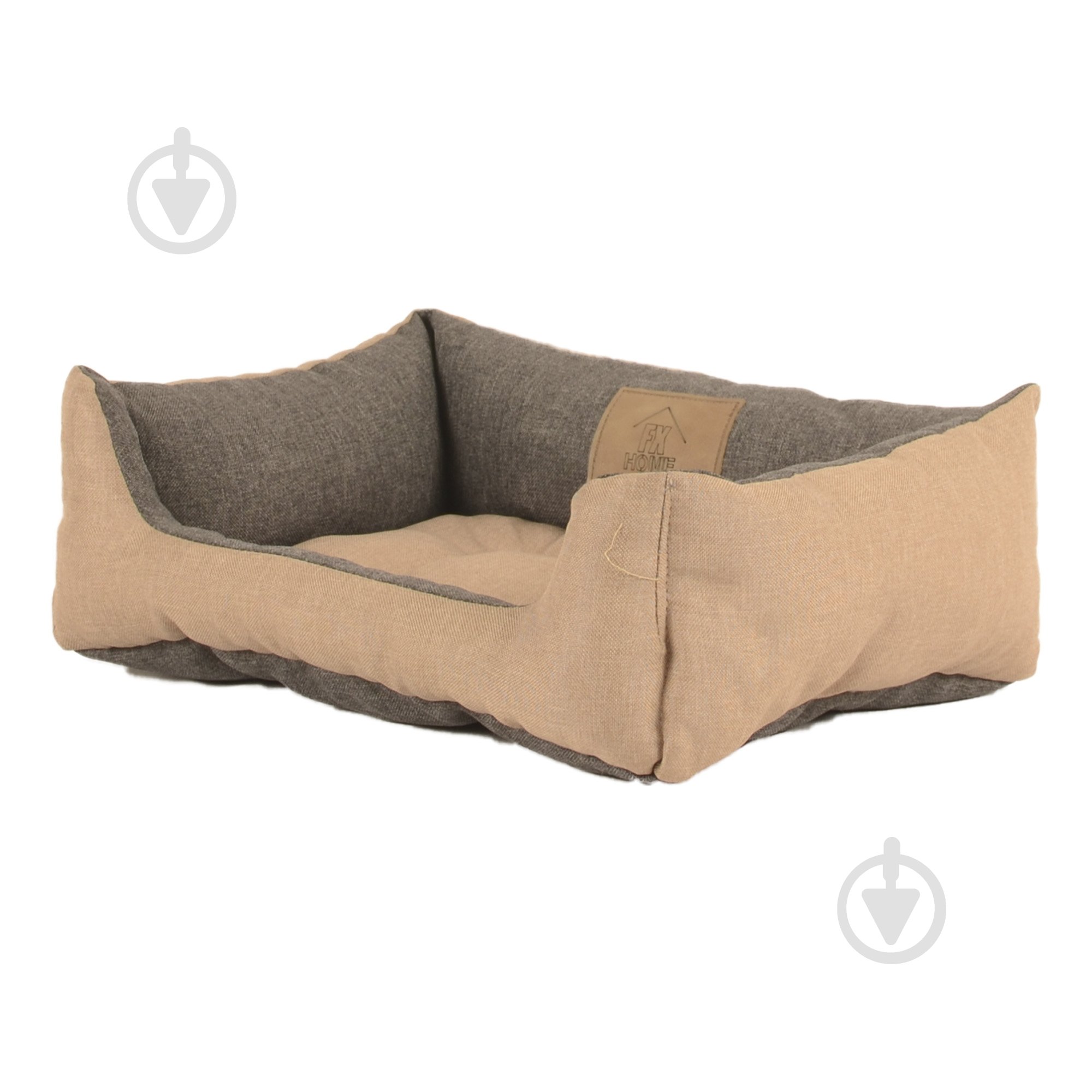 Лежак FX home Diplomat "Марракеш" двусторонній бежево-сірий 40x30x12 см - фото 4