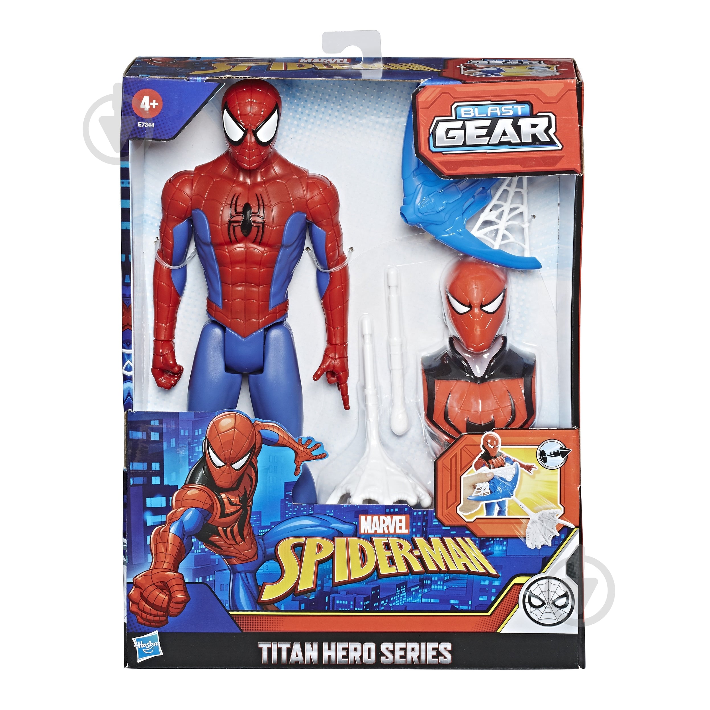 Фигурка Hasbro Spider-Man Человек-паук с аксессуарами E7344 - фото 1