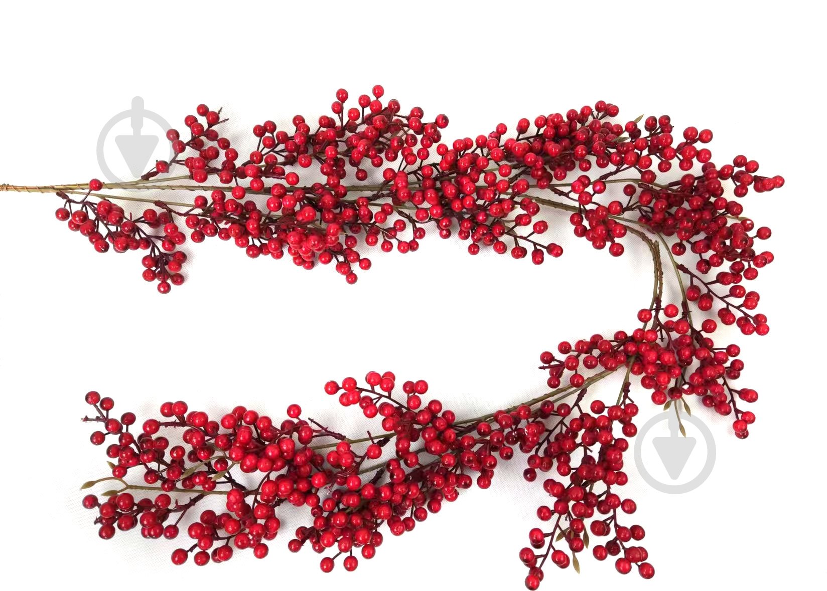 Гірлянда декоративна густа з червоними ягодами 1,22 м - фото 1 Гірлянда декоративна густа з червоними ягодами 1,22 м - фото 1