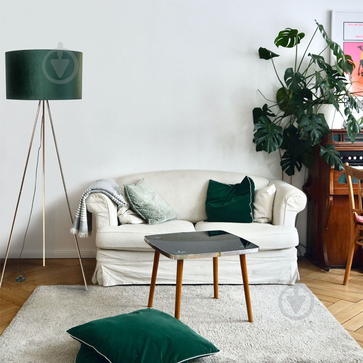 Торшер Zuma Line 40 Вт E27 зеленый INGA - фото 2 Торшер Zuma Line 40 Вт E27 зеленый INGA - фото 2