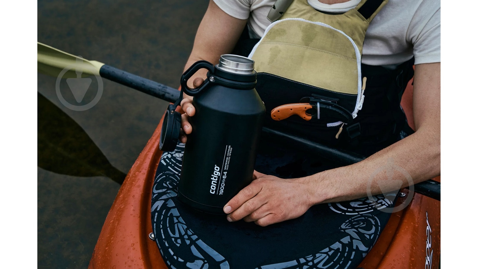 Термопляшка Contigo Grand 1,9 л чорна - фото 7 Термопляшка Contigo Grand 1,9 л чорна - фото 7