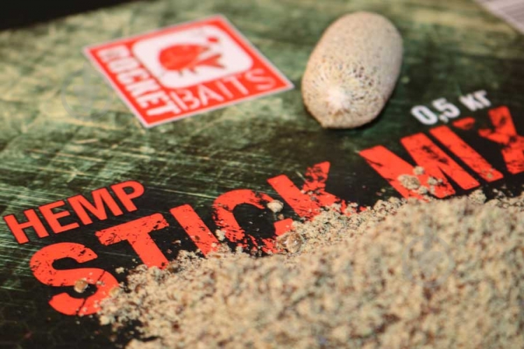 Прикормка Rocket Baits Stick MIX HEMP 500 г конопля - фото 1