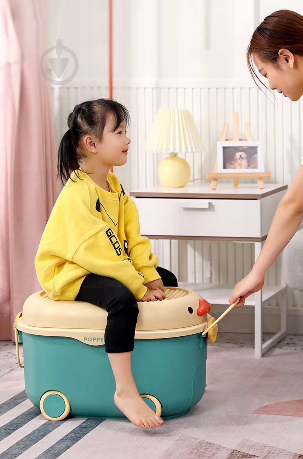 ᐉ Ящик для хранения Poppet игрушек Каченя Оранж PP-001O-L