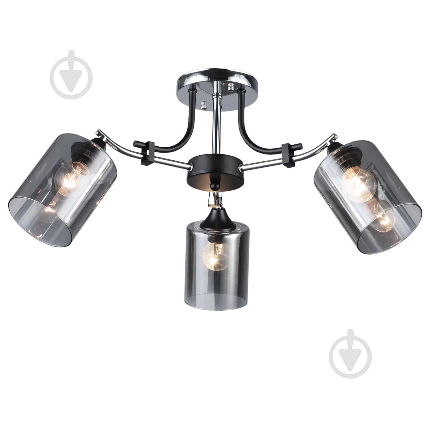 Люстра стельова Victoria Lighting 3x60 Вт E27 хром Delia/PL3 chrome - фото 1