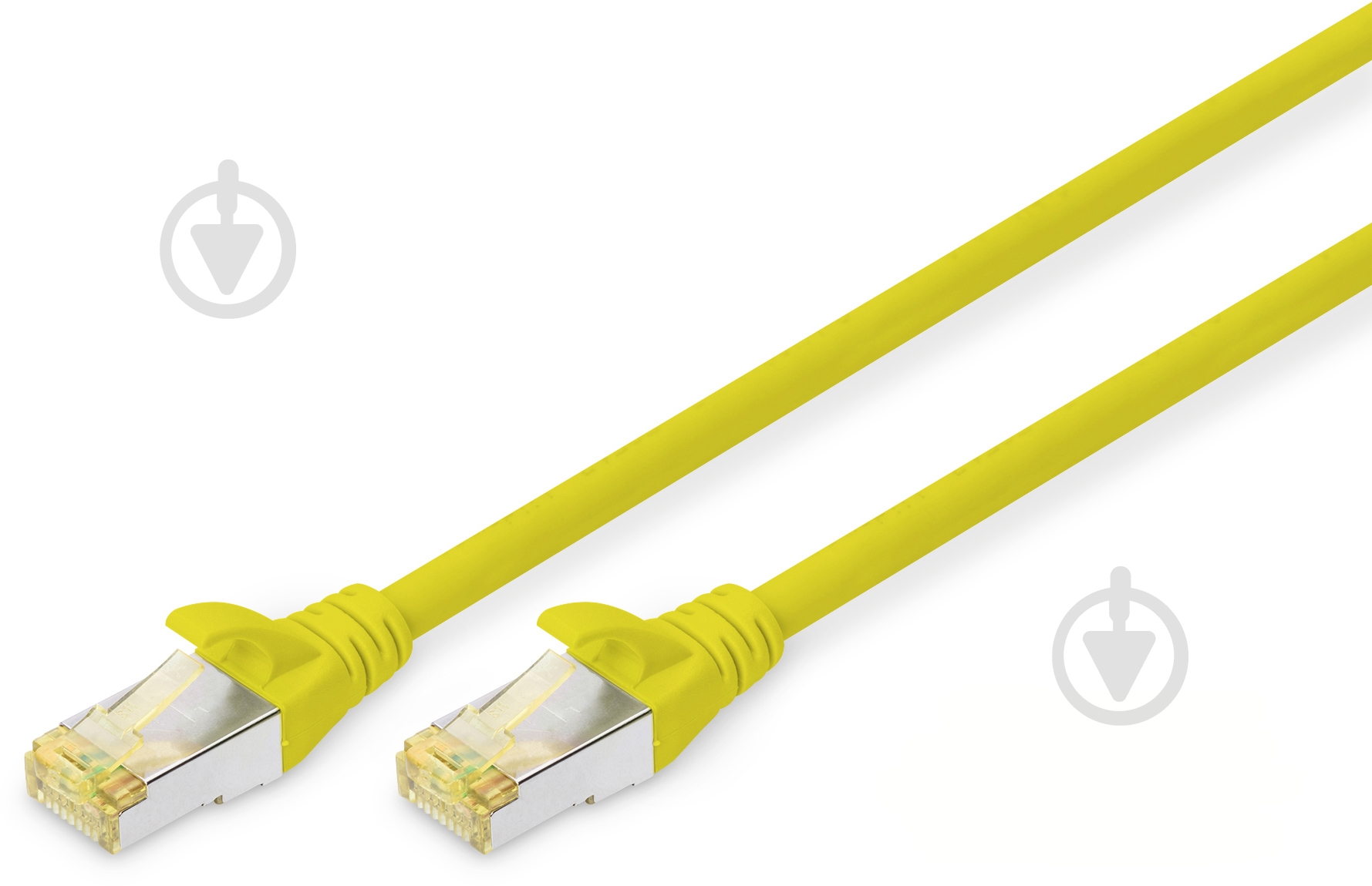 Патч-корд Digitus CAT 6a S-FTP 1 м желтый - фото 1