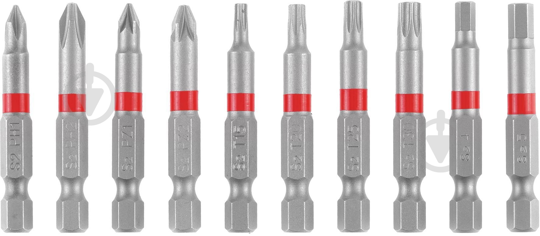 Набор бит Einhell с карабином 10 шт. 118623 - фото 4