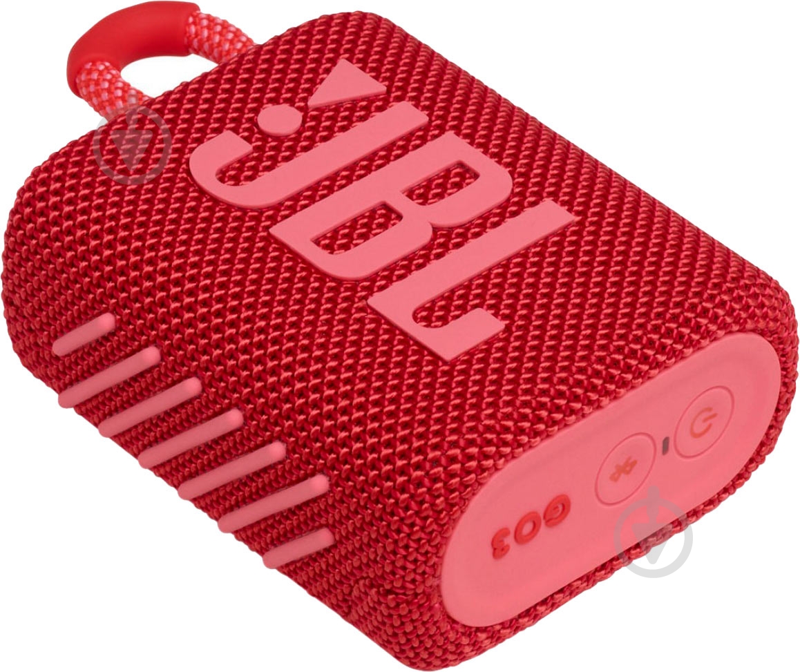 Портативная колонка JBL Go 3 1.0 red (JBLGO3RED) - фото 2