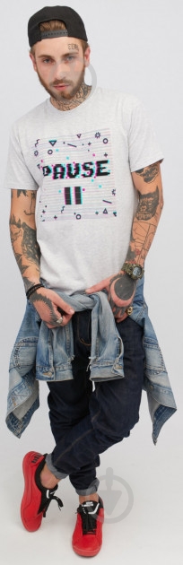 Футболка YAPPI MG2003 р.XL серый - фото 2