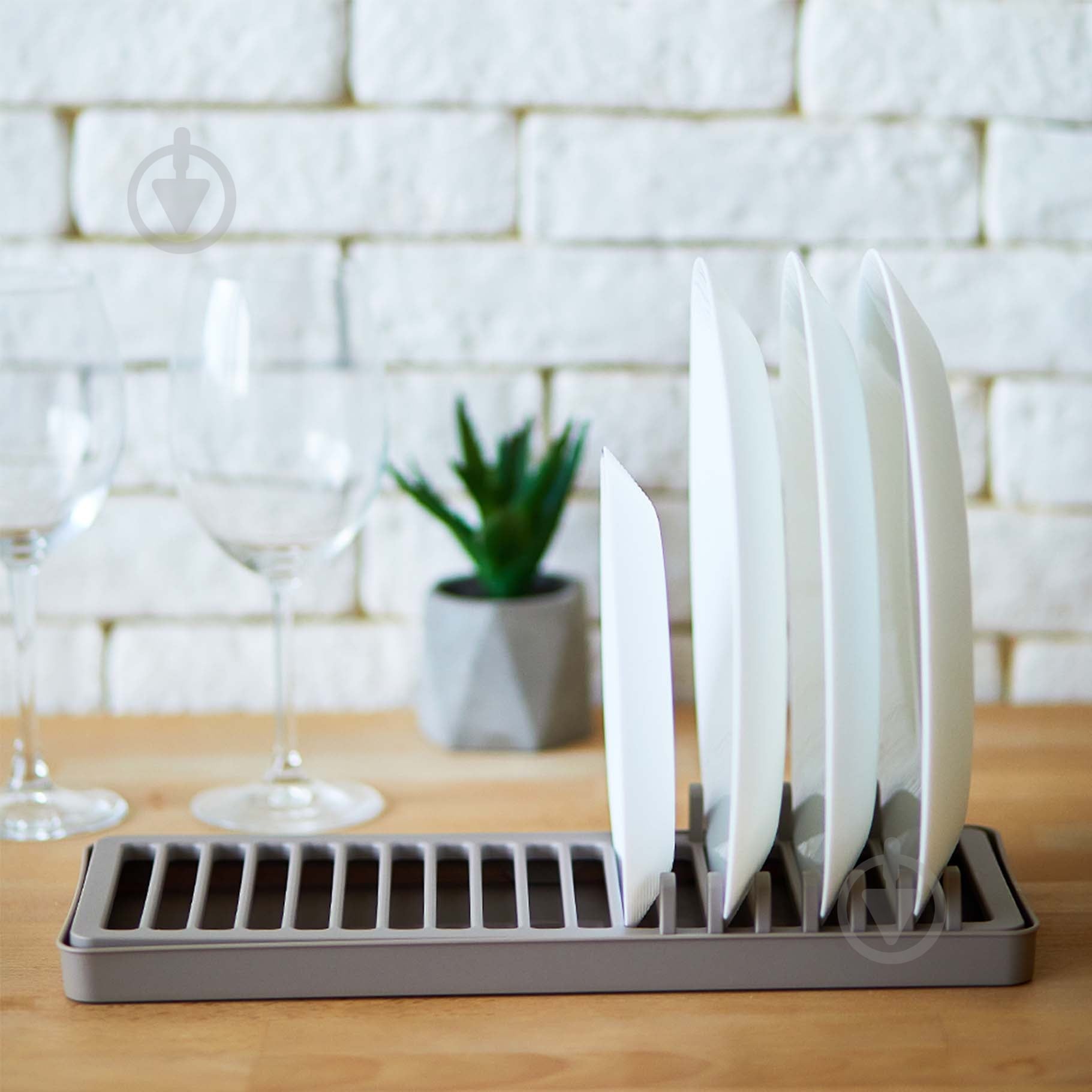 Сушилка для посуды Алеана Мини 36,5х15,5х4,5 см - фото 3