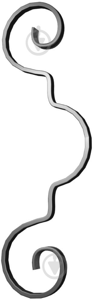 Завиток кованый Радуга-N 12х6мм 202/12х6 - фото 1 Завиток кованый Радуга-N 12х6мм 202/12х6 - фото 1