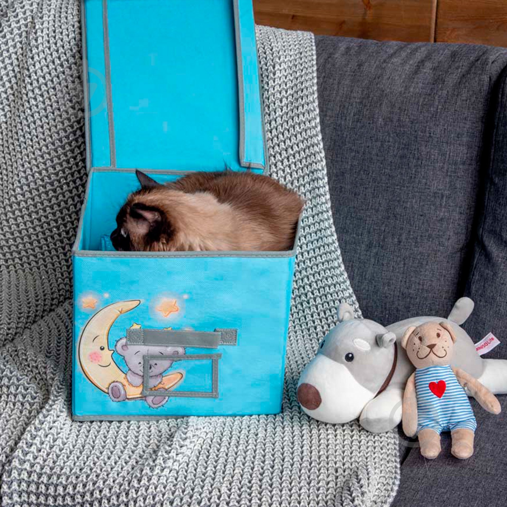 Короб для зберігання складаний Handy Home UC-102 Ведмедик 250x400x300 мм - фото 3