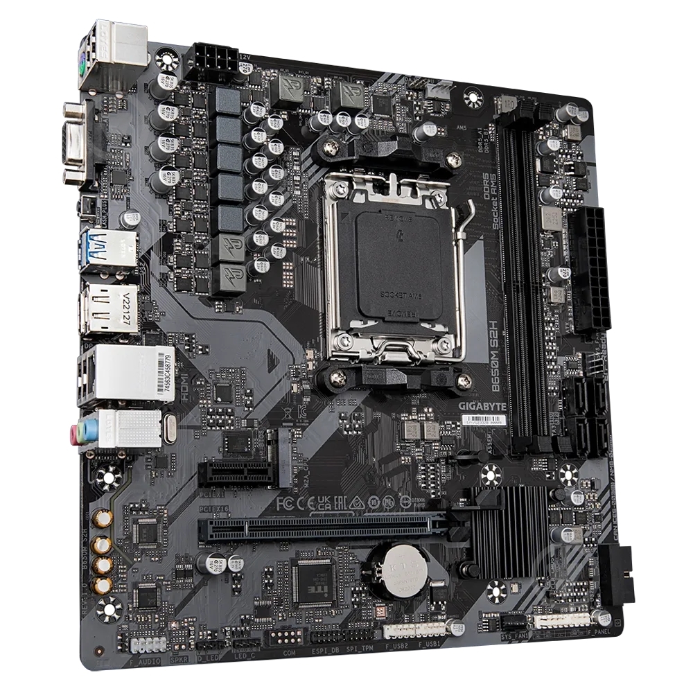 Материнська плата Gigabyte B650M S2H (Socket AM5, AMD B650, micro ATX) - фото 3