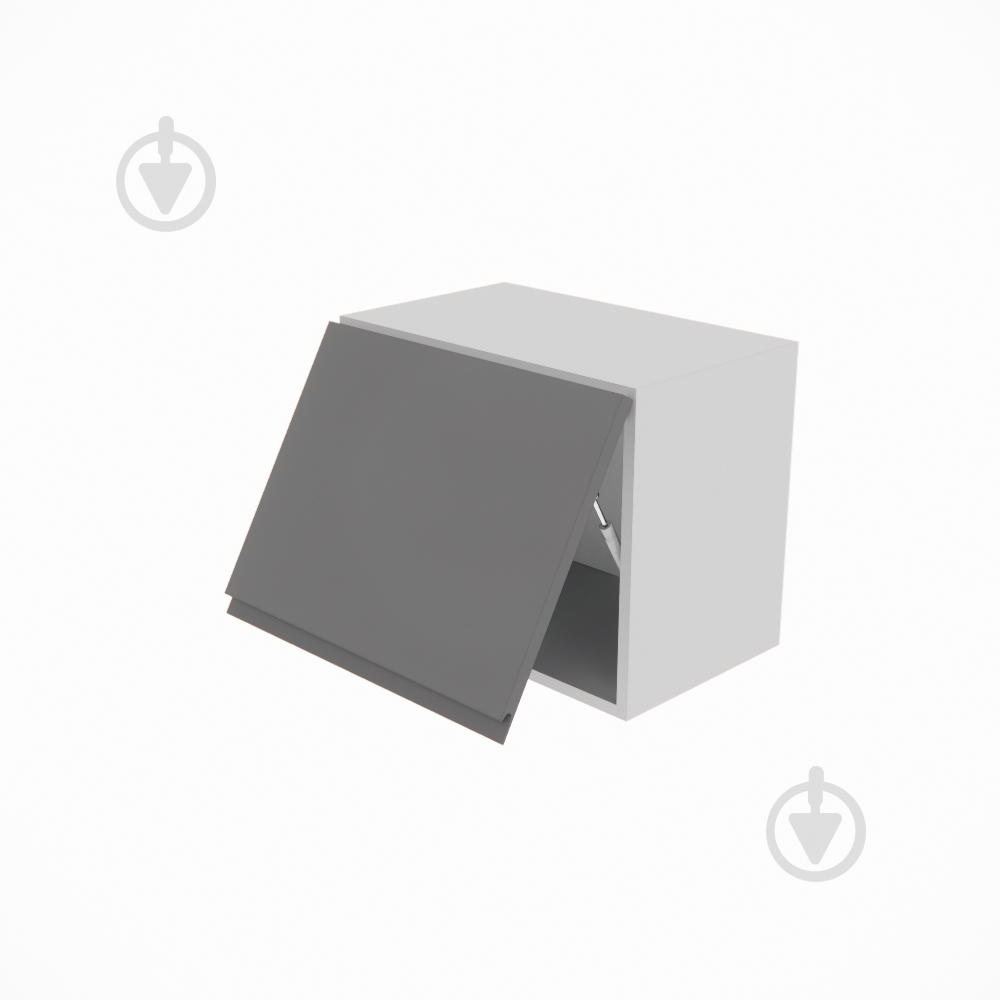 Шкаф Влада (50 Окап) графит/пепельный Світ Меблів - фото 2 Шкаф Влада (50 Окап) графит/пепельный Світ Меблів - фото 2