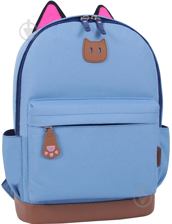 Рюкзак Bagland Ears голубой - фото 1 Рюкзак Bagland Ears голубой - фото 1
