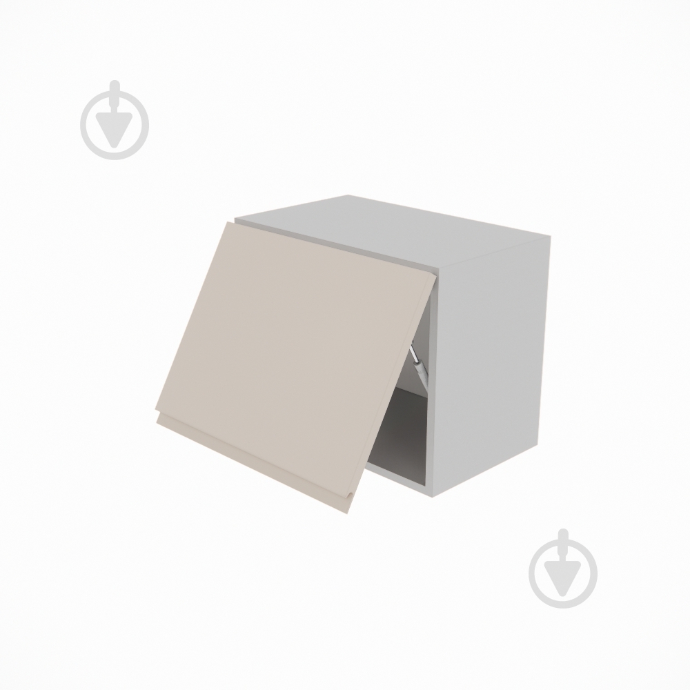 Шкаф Влада (50 Окап) пломбир/пепельный Світ Меблів - фото 2 Шкаф Влада (50 Окап) пломбир/пепельный Світ Меблів - фото 2