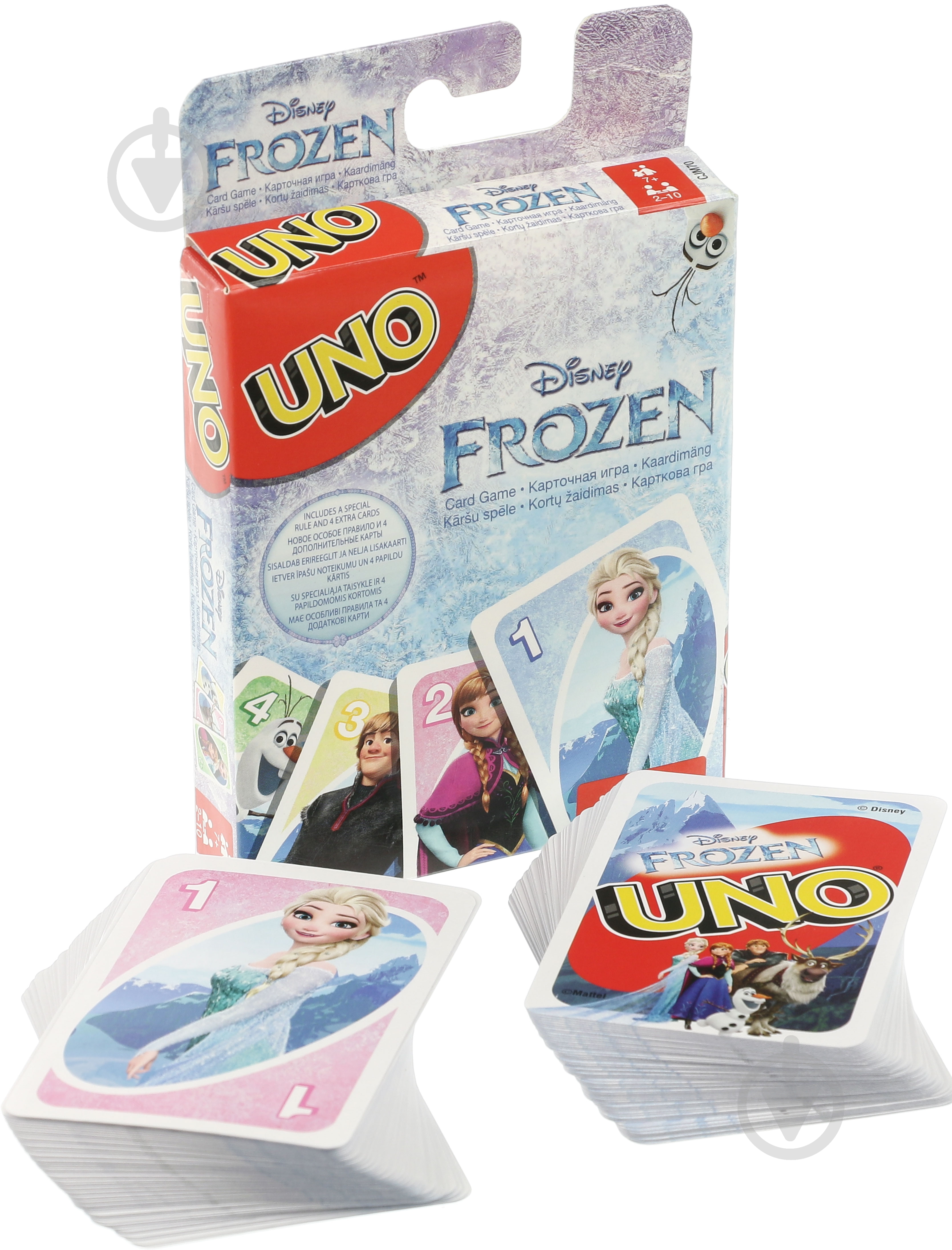 Игра Uno карточная Frozen CJM70 - фото 2 Игра Uno карточная Frozen CJM70 - фото 2
