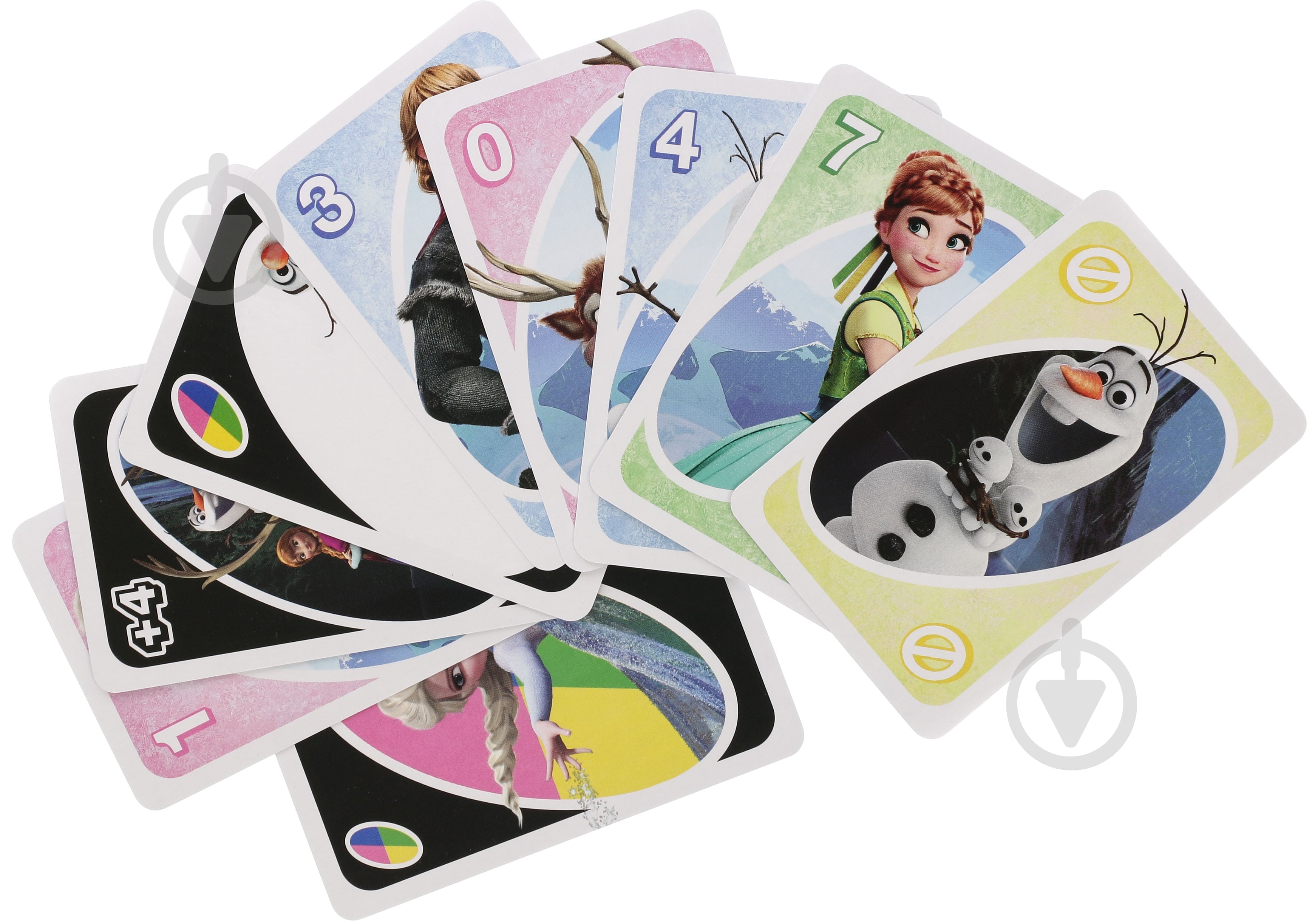 Игра Uno карточная Frozen CJM70 - фото 4 Игра Uno карточная Frozen CJM70 - фото 4