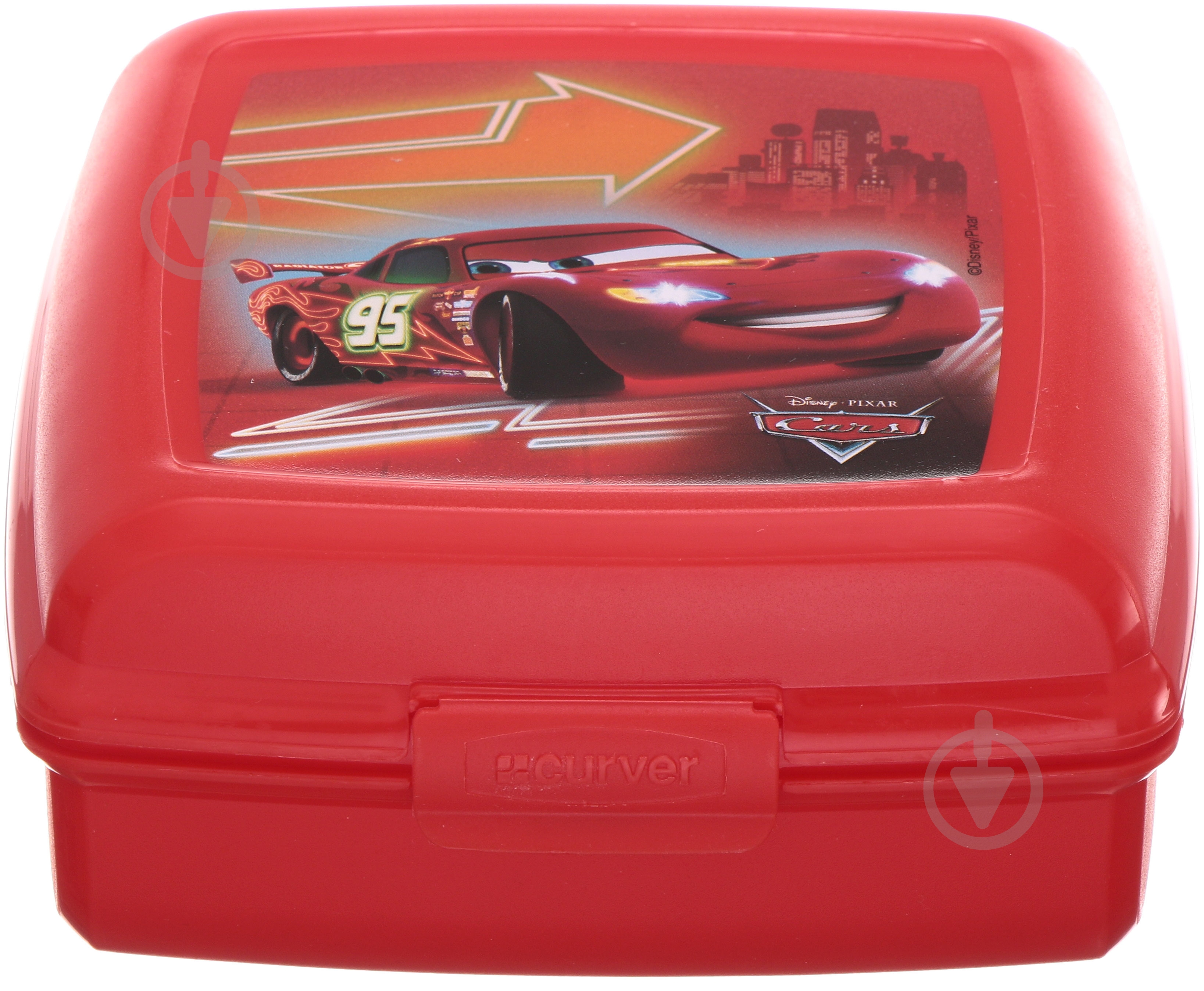 Ланч-бокс Curver Cars мультиснап 0,9 л 231428 - фото 2