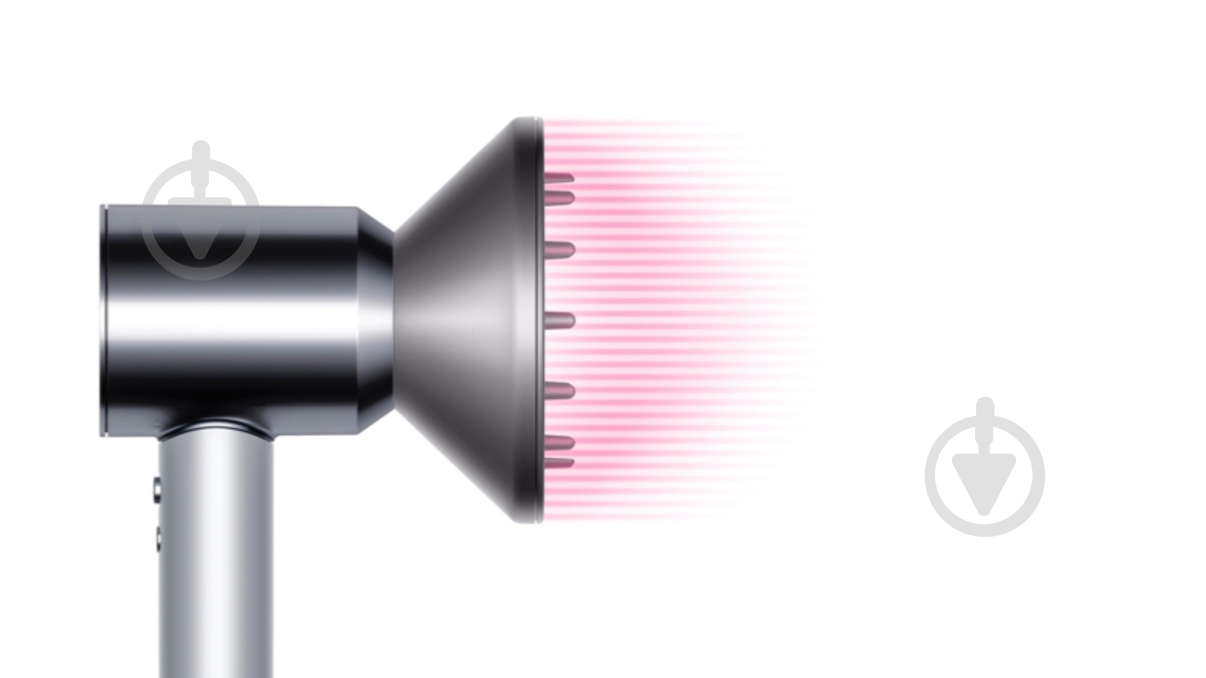 Фен Dyson Supersonic HD11 Pro Nickel/Nickel - фото 18 Фен Dyson Supersonic HD11 Pro Nickel/Nickel - фото 18