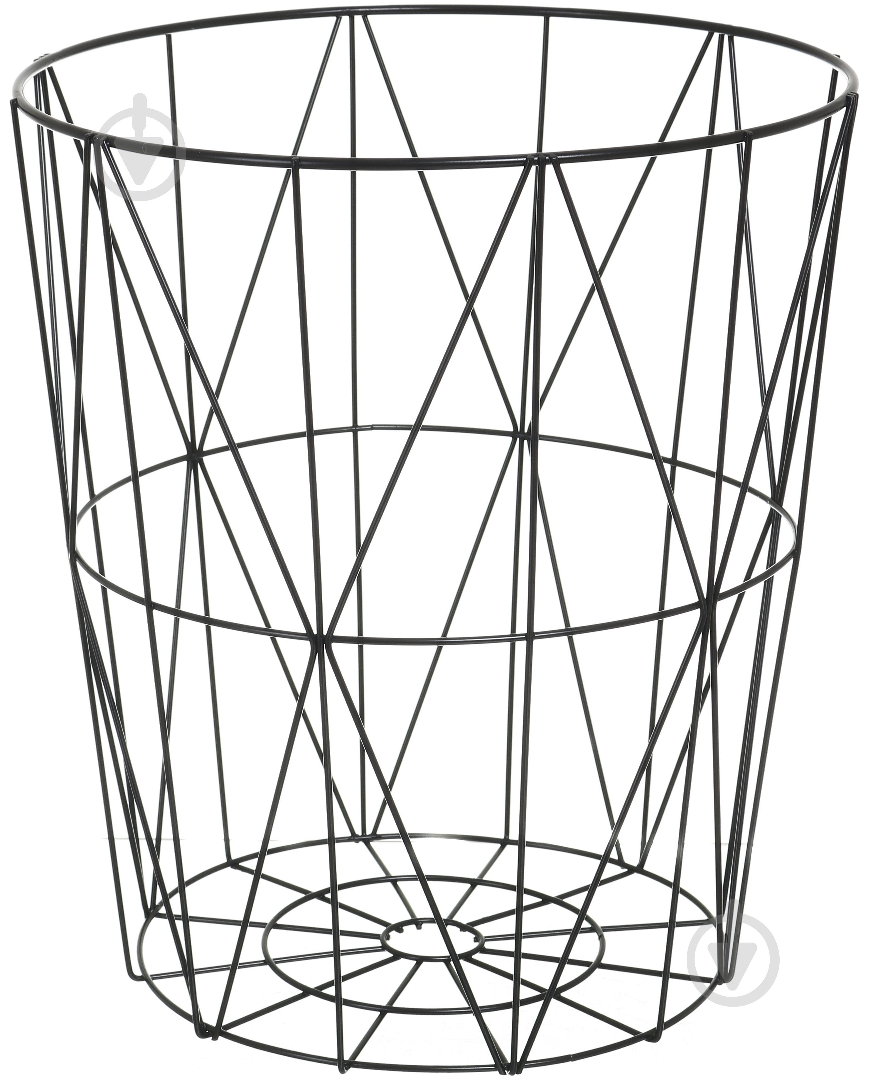 Стол-корзина Сканди 390x350x350 мм серый мрамор - фото 3