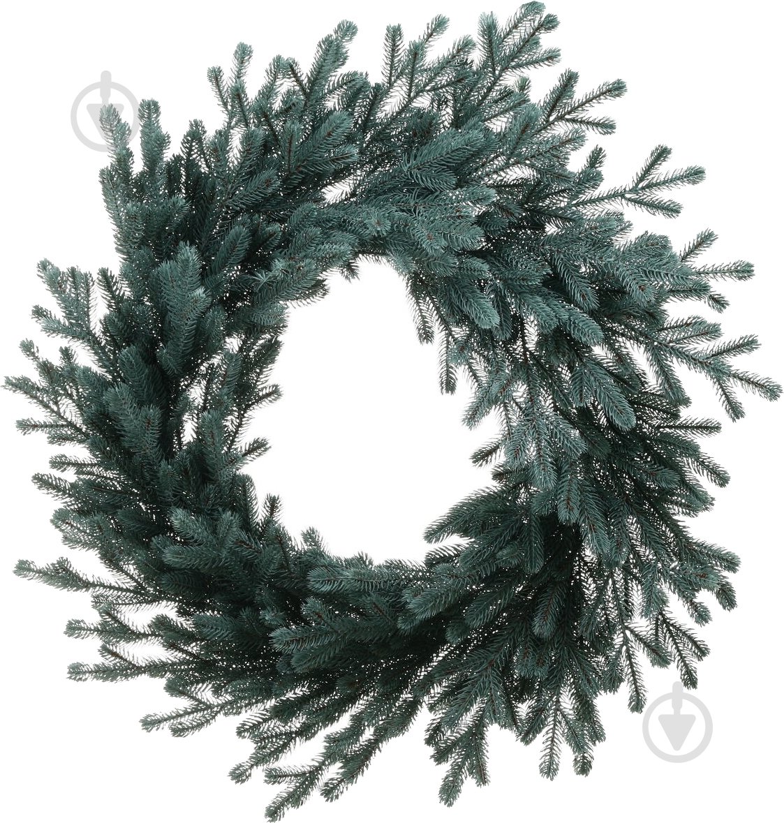 Венок новогодний Siga Group литой Венский большой голубой d590 мм ВЛВбв - фото 1