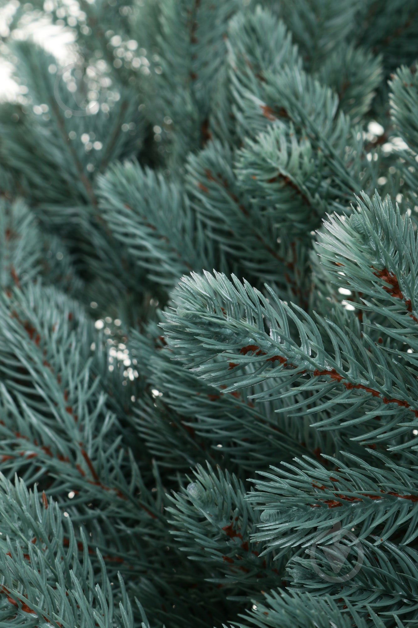 Венок новогодний Siga Group литой Венский большой голубой d590 мм ВЛВбв - фото 3