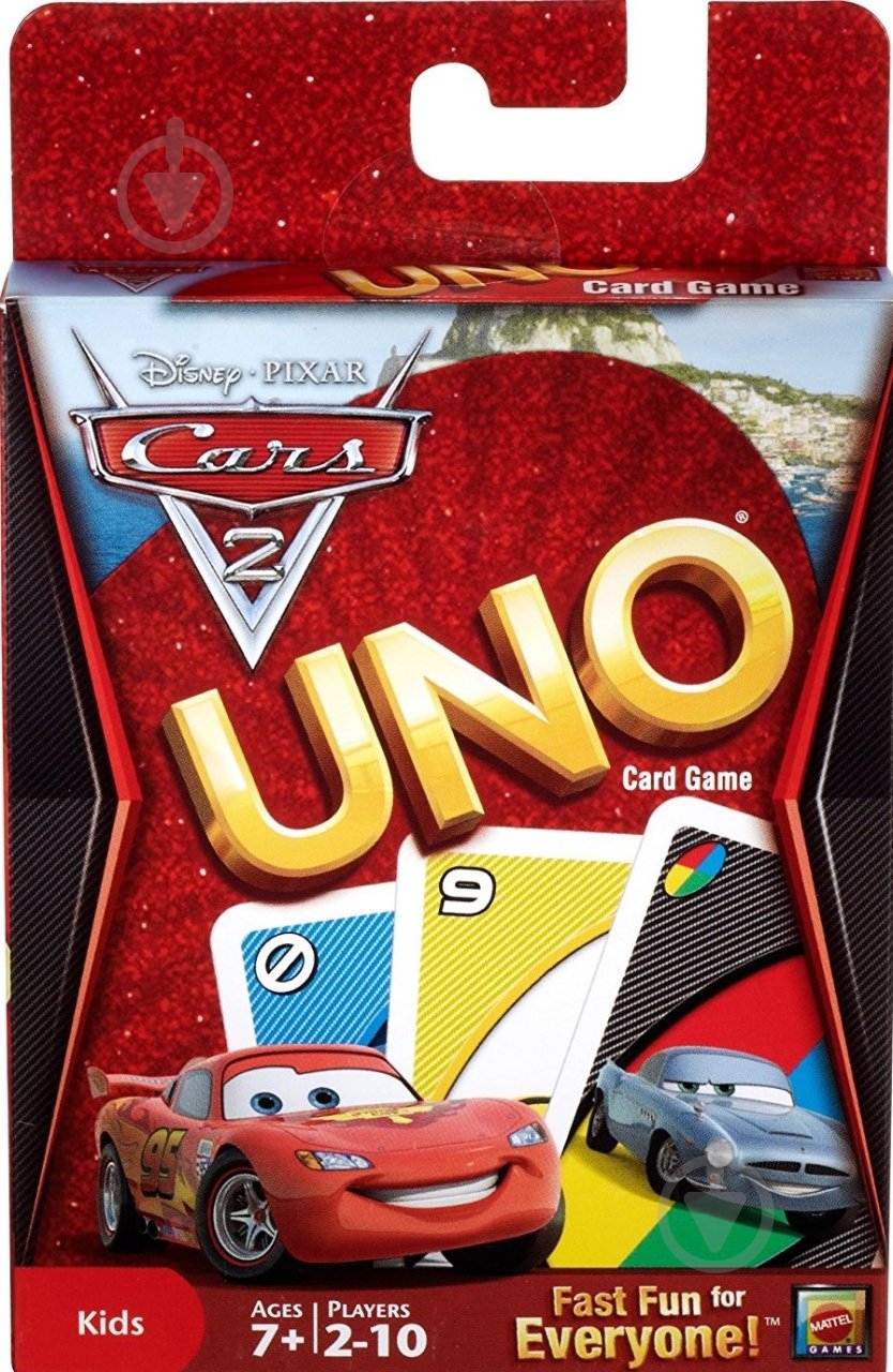 Игра настольная Uno Тачки Т8230 - фото 1