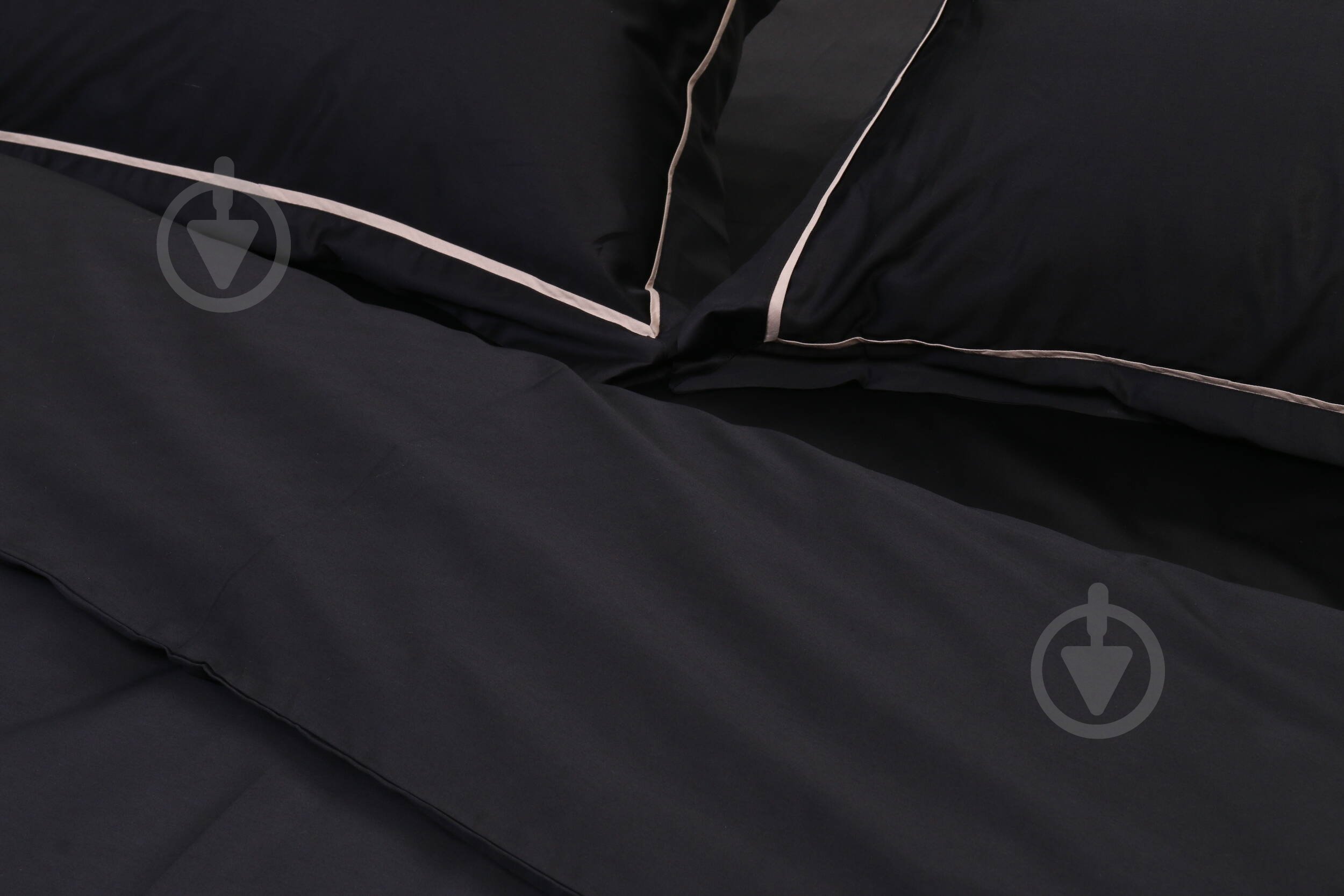 Комплект постельного белья Solid 2 черный La Nuit - фото 9