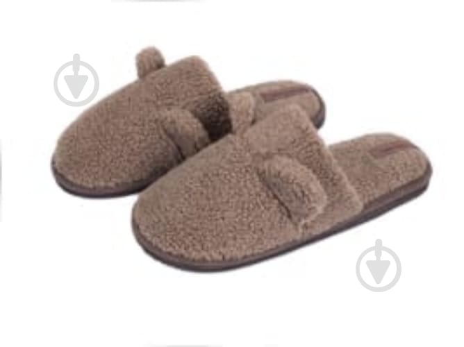Тапки домашние Twins Teddy р.40/41 коричневый - фото 1 Тапки домашние Twins Teddy р.40/41 коричневый - фото 1