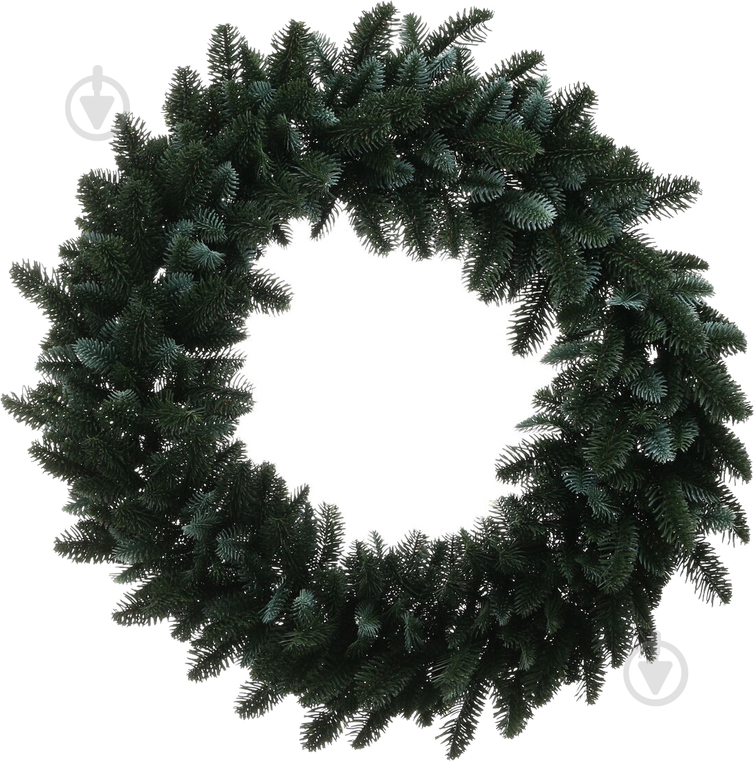 Венок новогодний литой Изумрудный большой зеленый d590 мм ВЛСвз - фото 1 Венок новогодний литой Изумрудный большой зеленый d590 мм ВЛСвз - фото 1