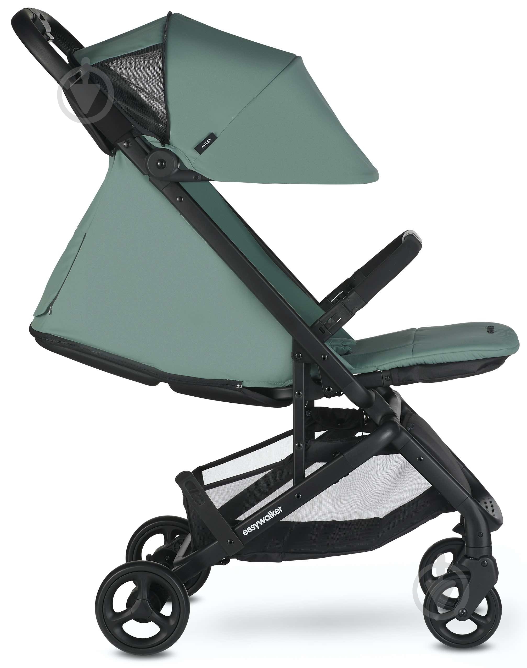 Коляска прогулочная Easywalker Miley Coral Green - фото 3 Коляска прогулочная Easywalker Miley Coral Green - фото 3