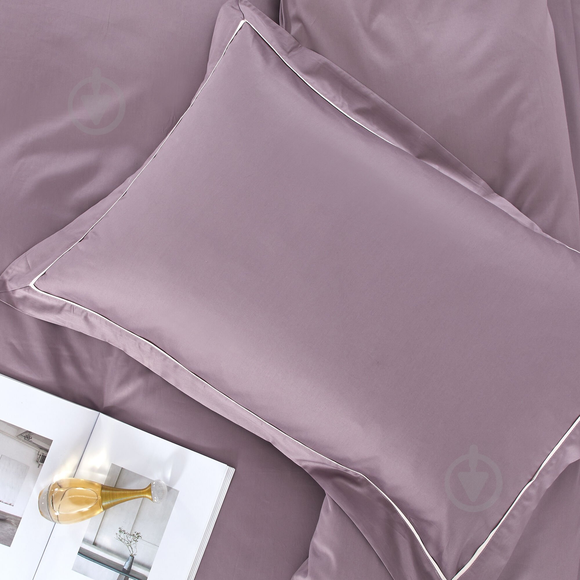 Комплект постельного белья Solid семейный сиреневый La Nuit - фото 2 Комплект постельного белья Solid семейный сиреневый La Nuit - фото 2