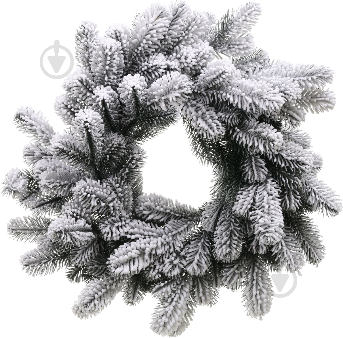 Венок новогодний литой Ковалевский заснеженный d540 мм ВЛКЗасніжений - фото 1 Венок новогодний литой Ковалевский заснеженный d540 мм ВЛКЗасніжений - фото 1