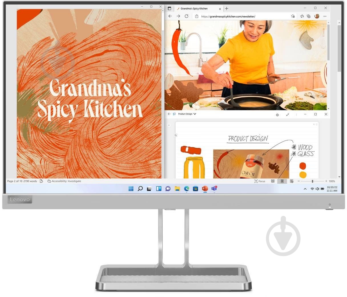 Монитор Lenovo L22i-40 21,5" (67AEKACBUA) - фото 1