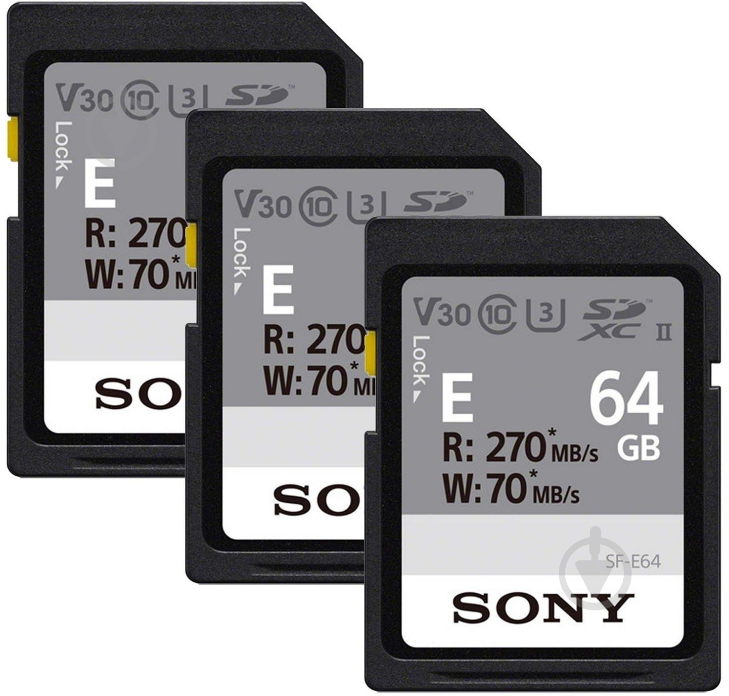 Карта памяти Sony SDXC 64 ГБ Class 10UHS-II Class 3 (U3) (SFE64A.ET4 ) Entry - фото 2 Карта памяти Sony SDXC 64 ГБ Class 10UHS-II Class 3 (U3) (SFE64A.ET4 ) Entry - фото 2