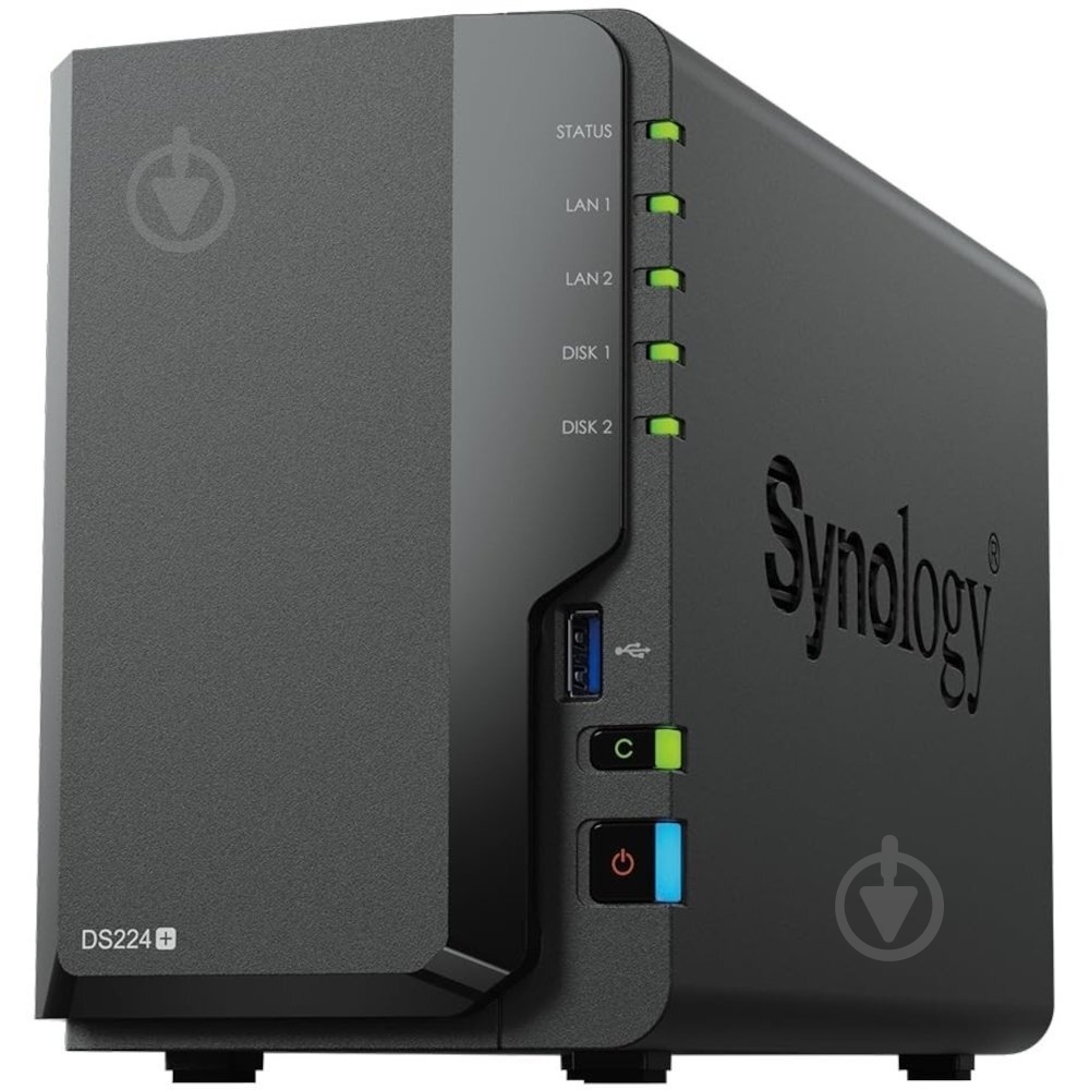 Сетевое хранилище Synology NAS DS224+ - фото 1