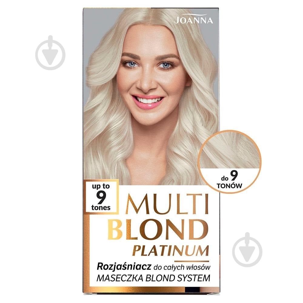 Осветлитель Joanna MULTI Blond PLATINUM до 9 тонов 95 мл - фото 1