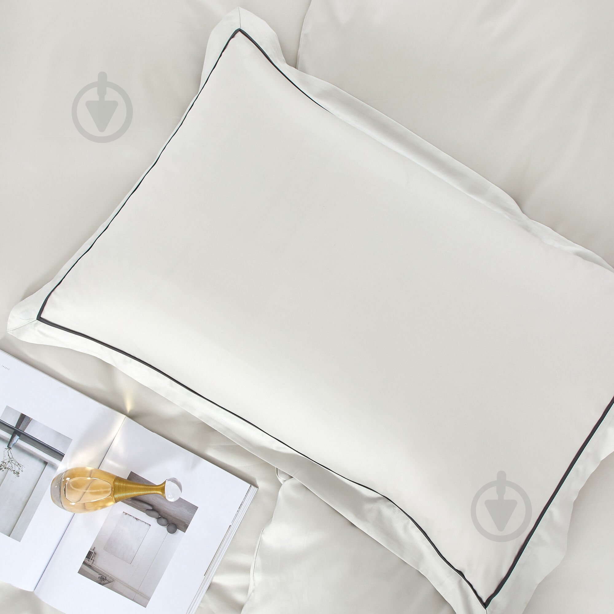 Комплект постельного белья Solid семейный серебряный La Nuit - фото 2 Комплект постельного белья Solid семейный серебряный La Nuit - фото 2