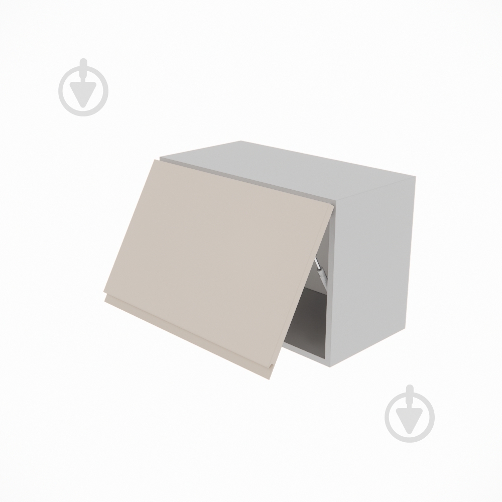 Шкаф Влада (60 Окап) пломбир/пепельный Світ Меблів - фото 2 Шкаф Влада (60 Окап) пломбир/пепельный Світ Меблів - фото 2