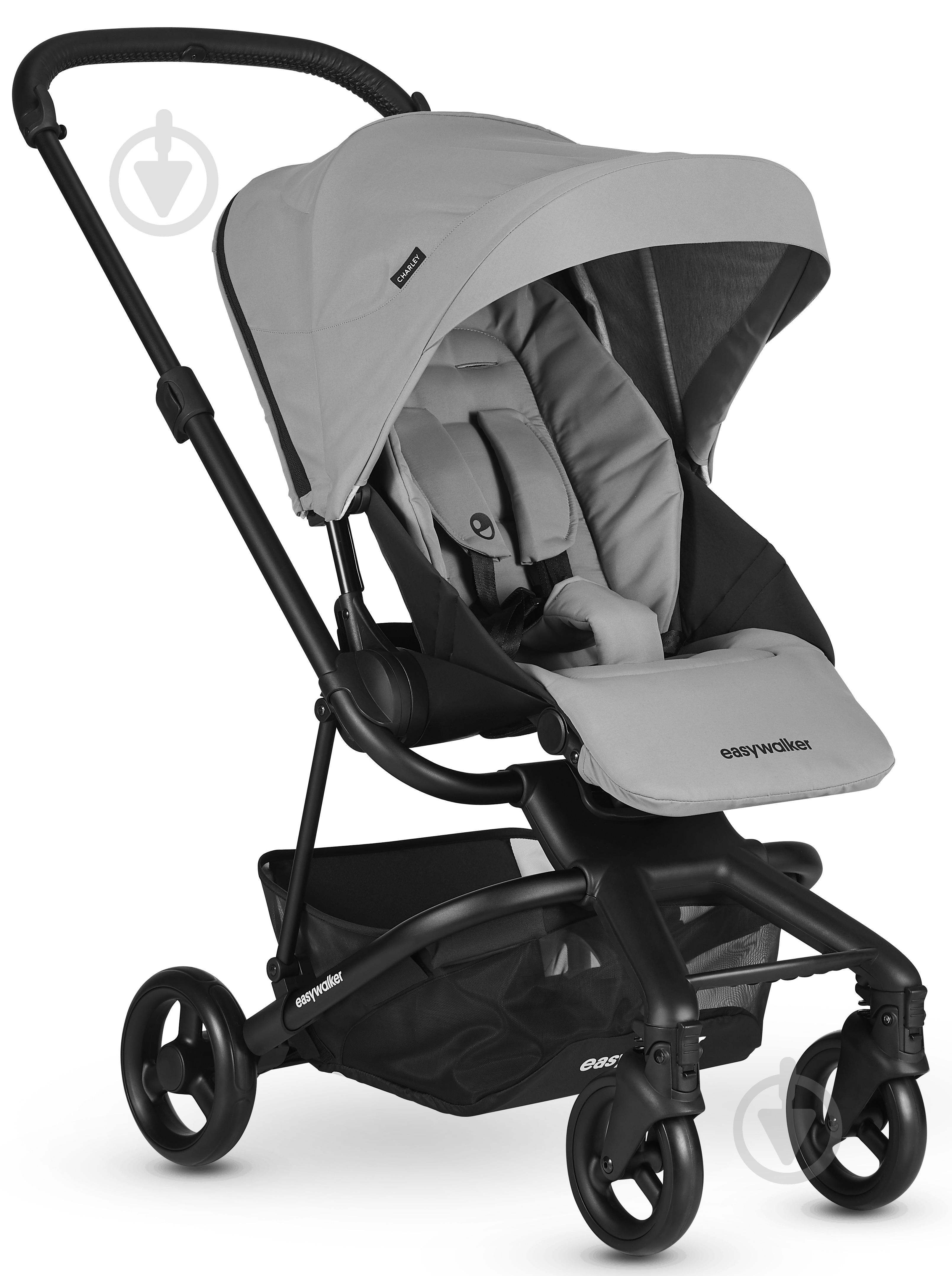 Коляска прогулочная Easywalker Full Charley Cloud Grey - фото 1