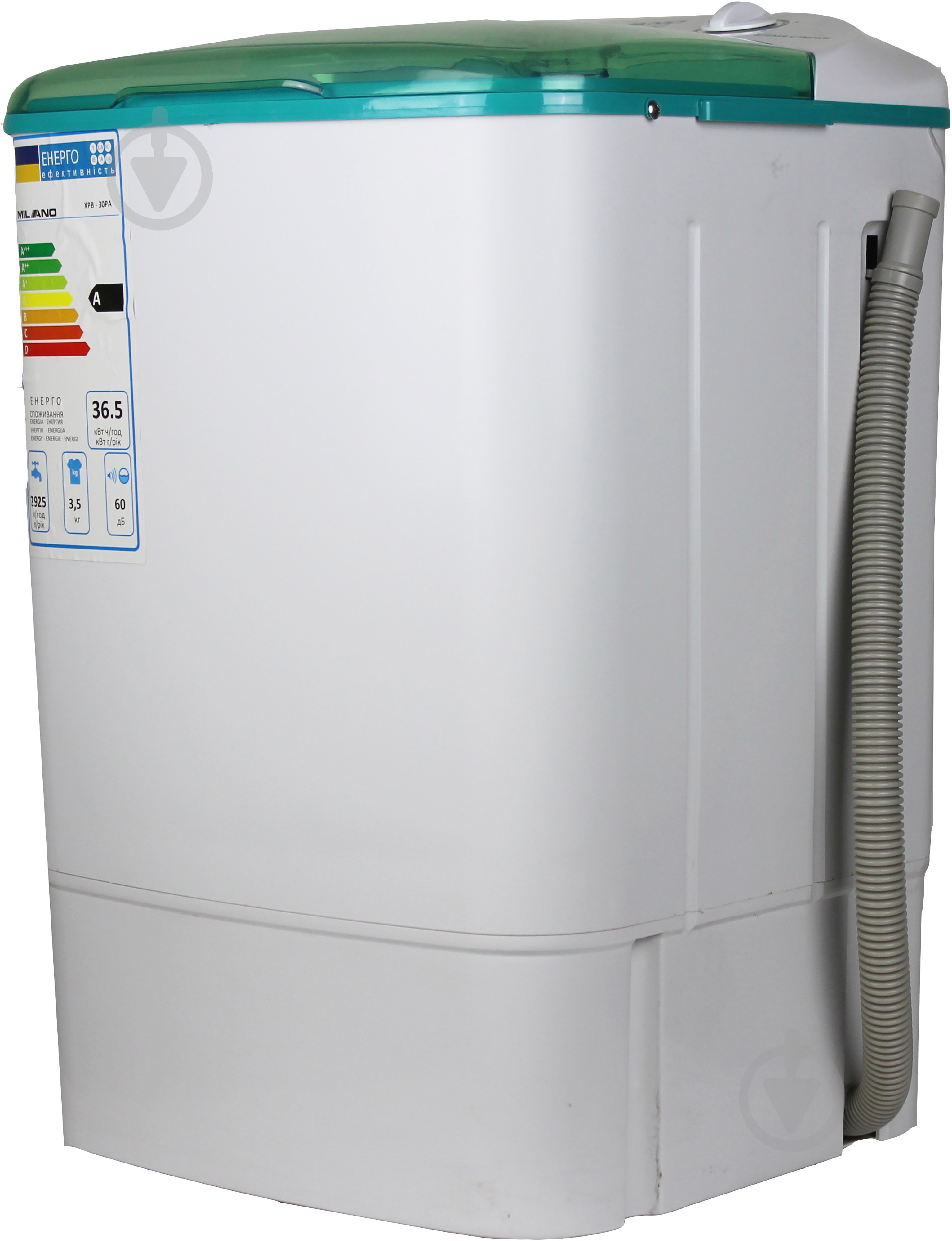Стиральная машина Milano XPB-30 PA GREEN - фото 2 Стиральная машина Milano XPB-30 PA GREEN - фото 2