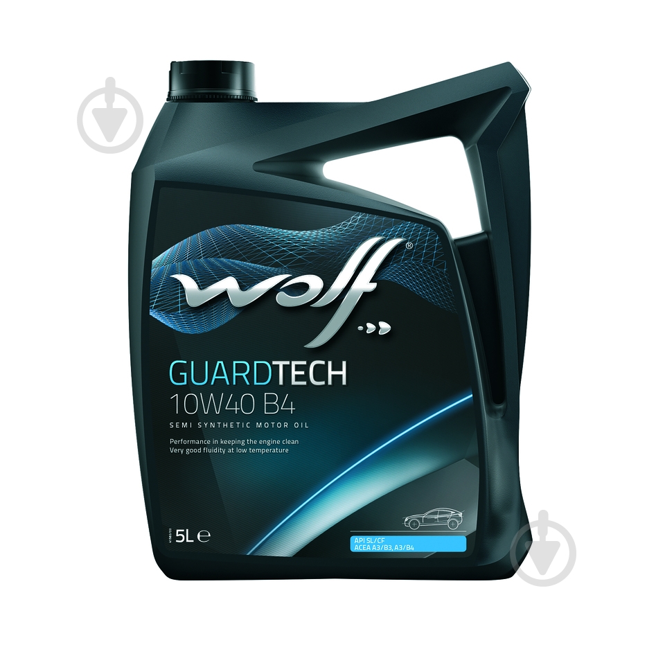 Моторна олива напівсинтетична WOLF Guardtech B4 10W-40 5 л (8304019) - фото 1