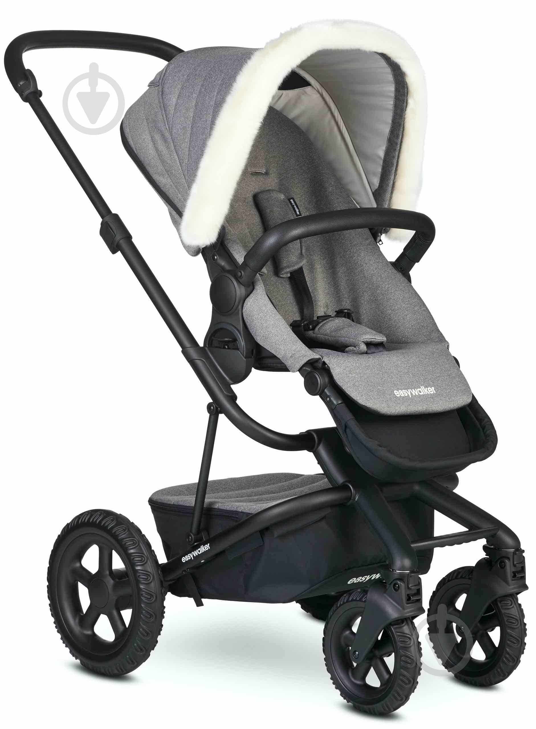 Коляска прогулочная Easywalker Full Harvey2 All-Terrain Peak Arctic Grey - фото 1