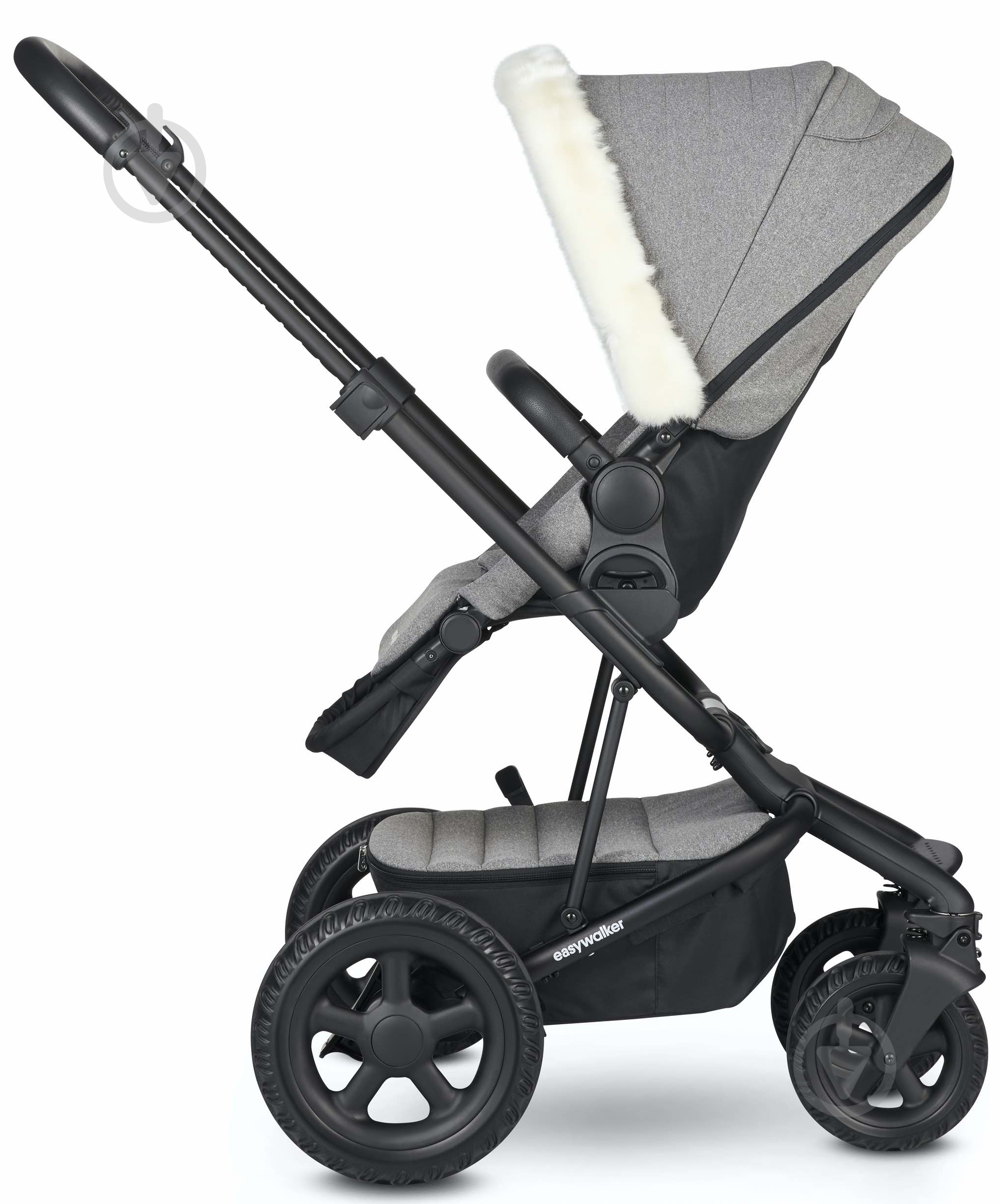 Коляска прогулочная Easywalker Full Harvey2 All-Terrain Peak Arctic Grey - фото 3