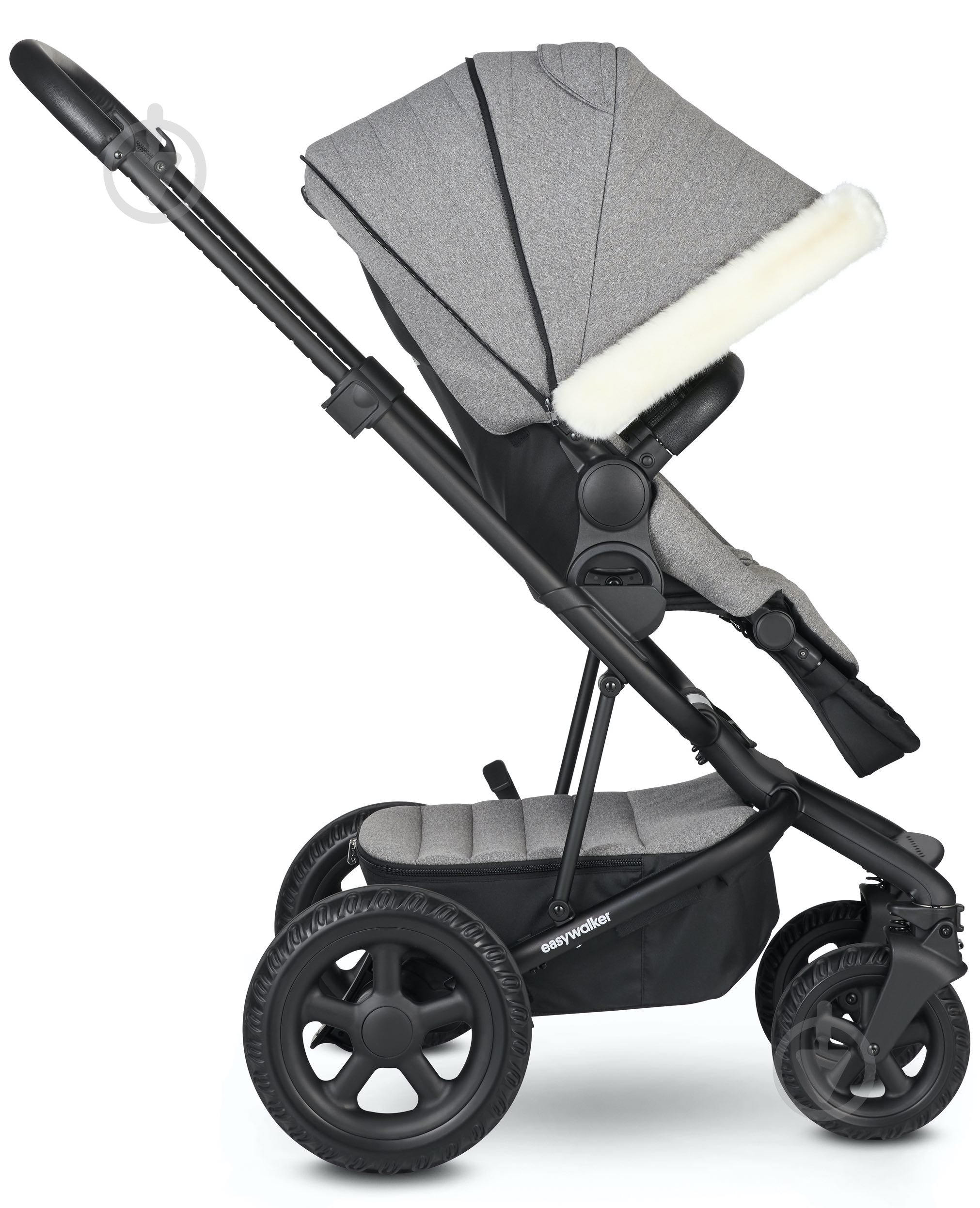 Коляска прогулочная Easywalker Full Harvey2 All-Terrain Peak Arctic Grey - фото 2