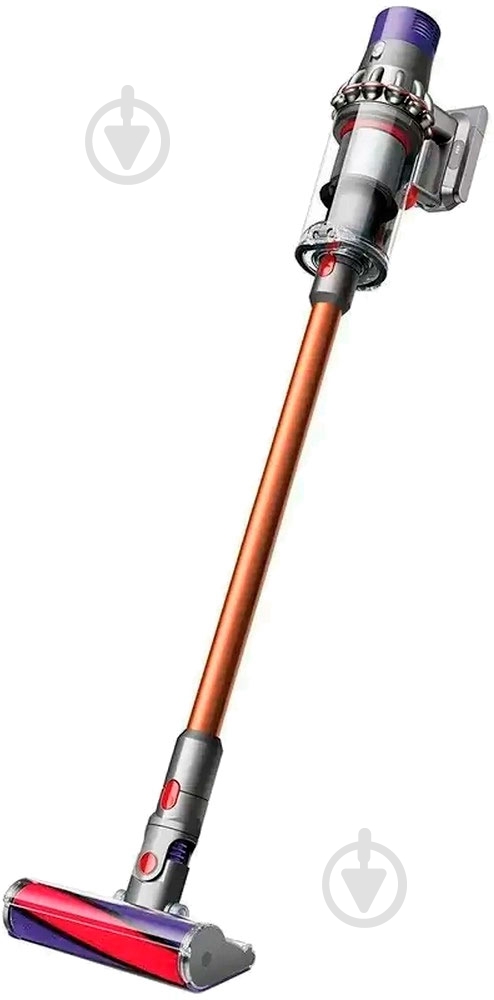Пылесос Dyson SV27 V10 Absolute (394115-01) silver/yellow-hot - фото 1 Пылесос Dyson SV27 V10 Absolute (394115-01) silver/yellow-hot - фото 1