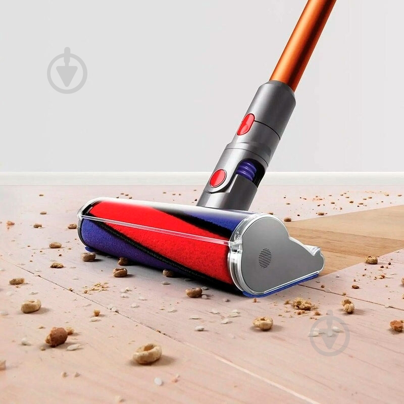 Пылесос Dyson SV27 V10 Absolute (394115-01) silver/yellow-hot - фото 4 Пылесос Dyson SV27 V10 Absolute (394115-01) silver/yellow-hot - фото 4