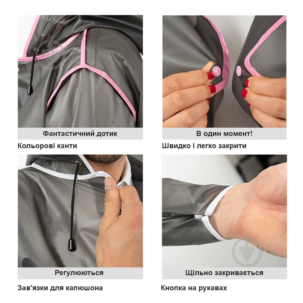 Плащ-дождевик Perletti City 14210708L - фото 5 Плащ-дождевик Perletti City 14210708L - фото 5