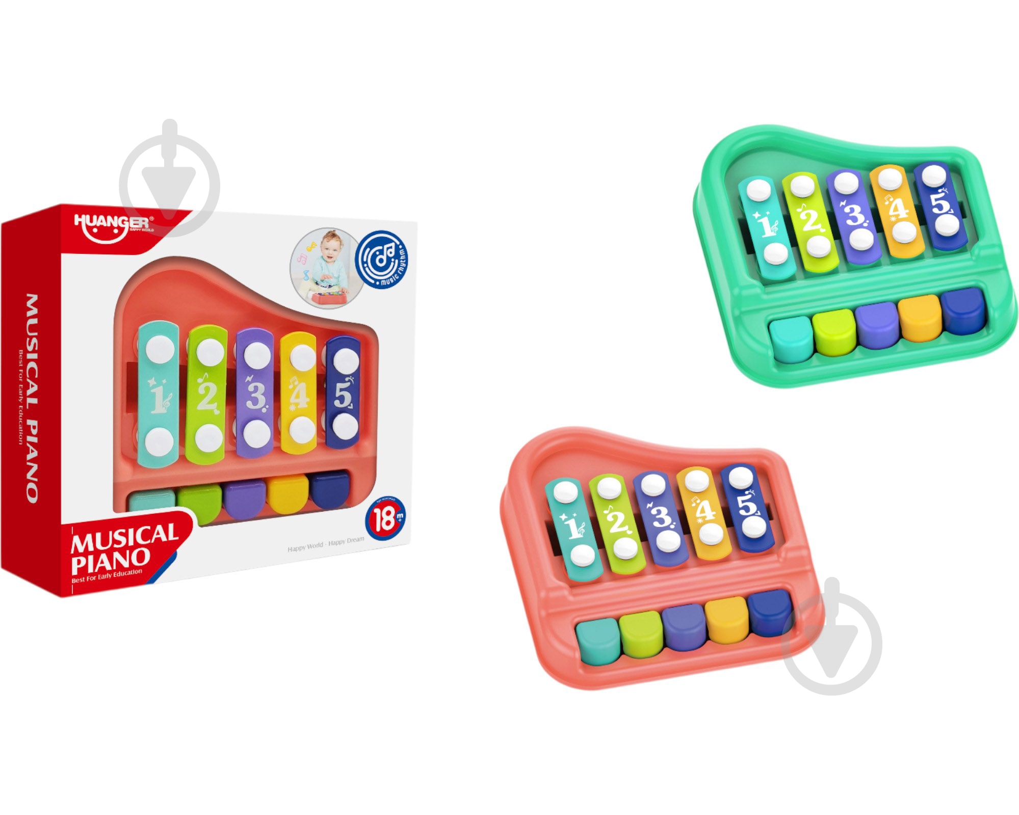 Игрушка музыкальная Huanger Пианино HE8003 - фото 1 Игрушка музыкальная Huanger Пианино HE8003 - фото 1