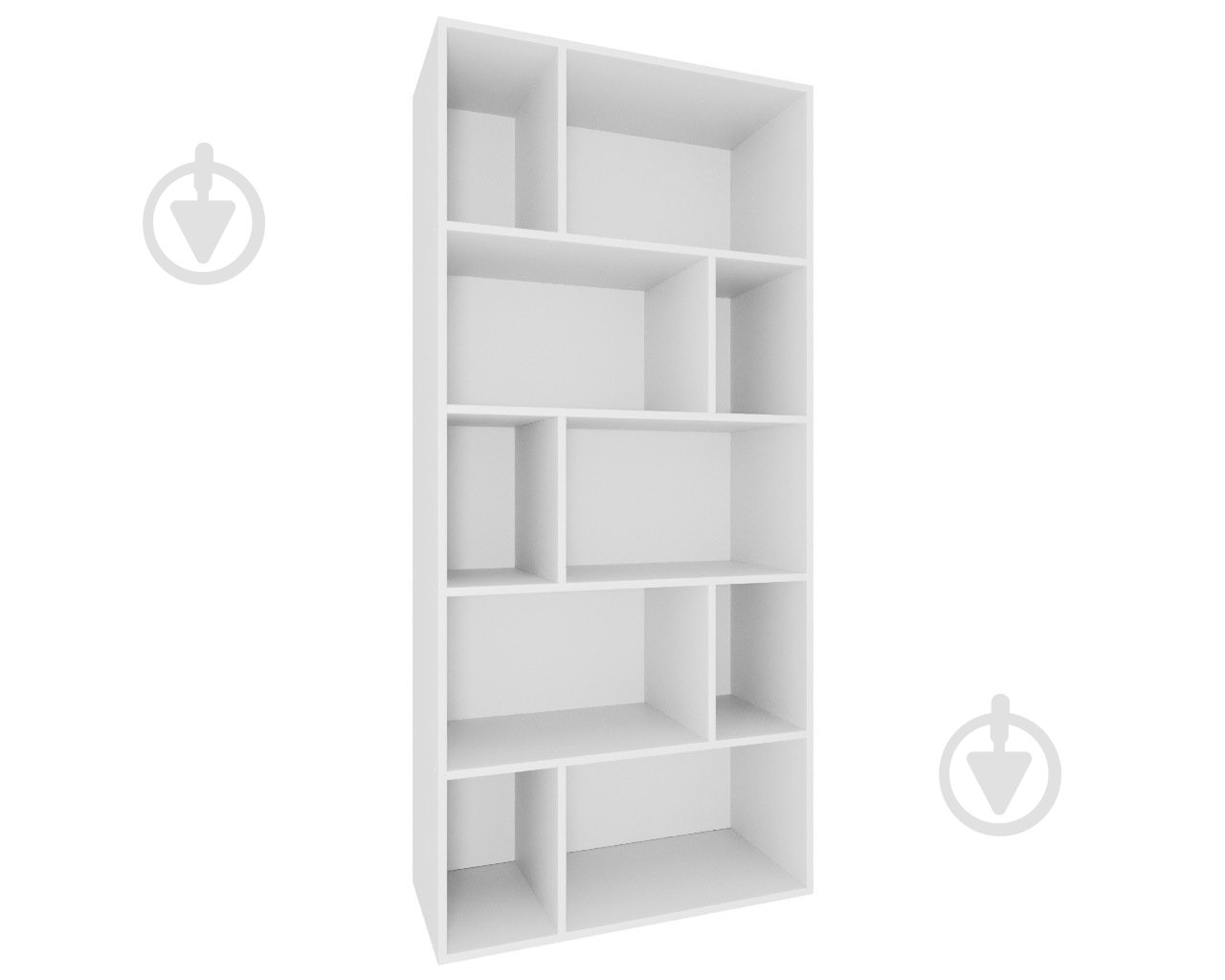 Этажерка DC Турин 1700х800х350 мм белый - фото 2 Этажерка DC Турин 1700х800х350 мм белый - фото 2